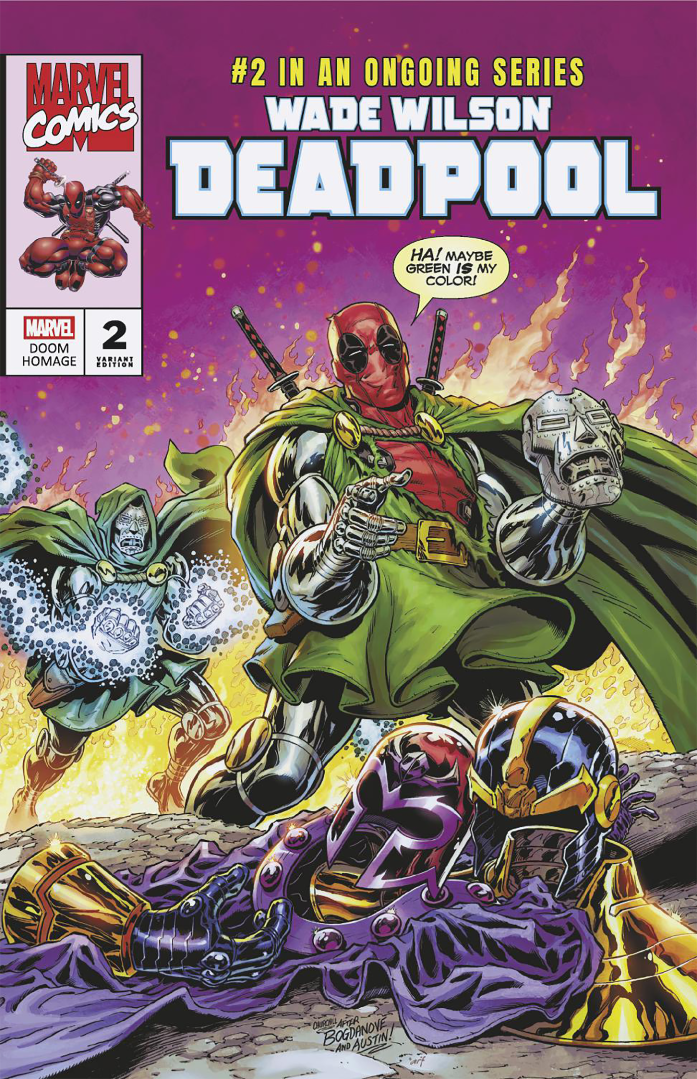 WADE WILSON: DEADPOOL #2 IAN CHURCHILL DOOM HOMAGE VARIANT (3/18/2026)