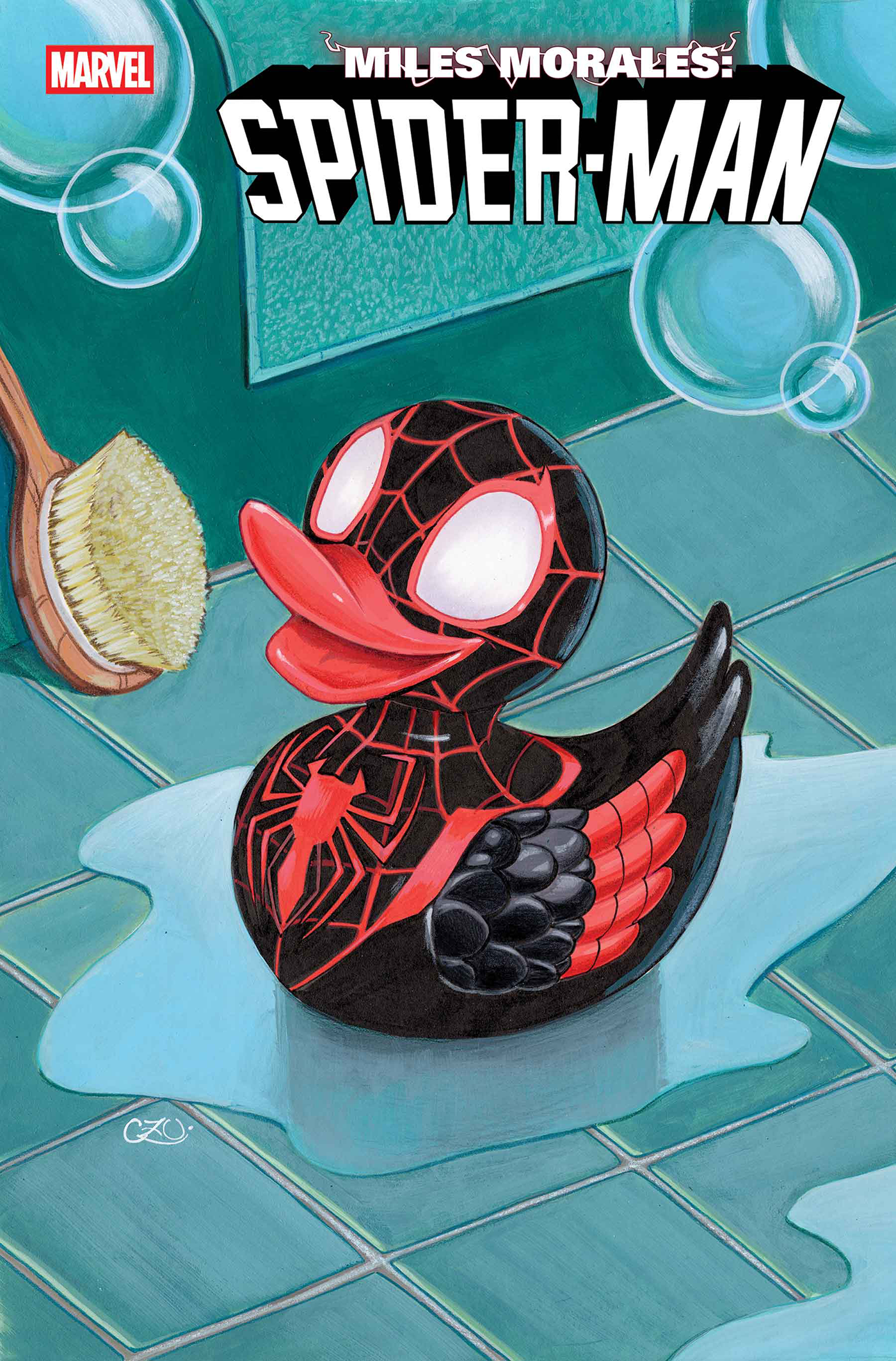 MILES MORALES: SPIDER-MAN #1 CHRISSIE ZULLO MARVEL DUCK VARIANT (8/12/2026)