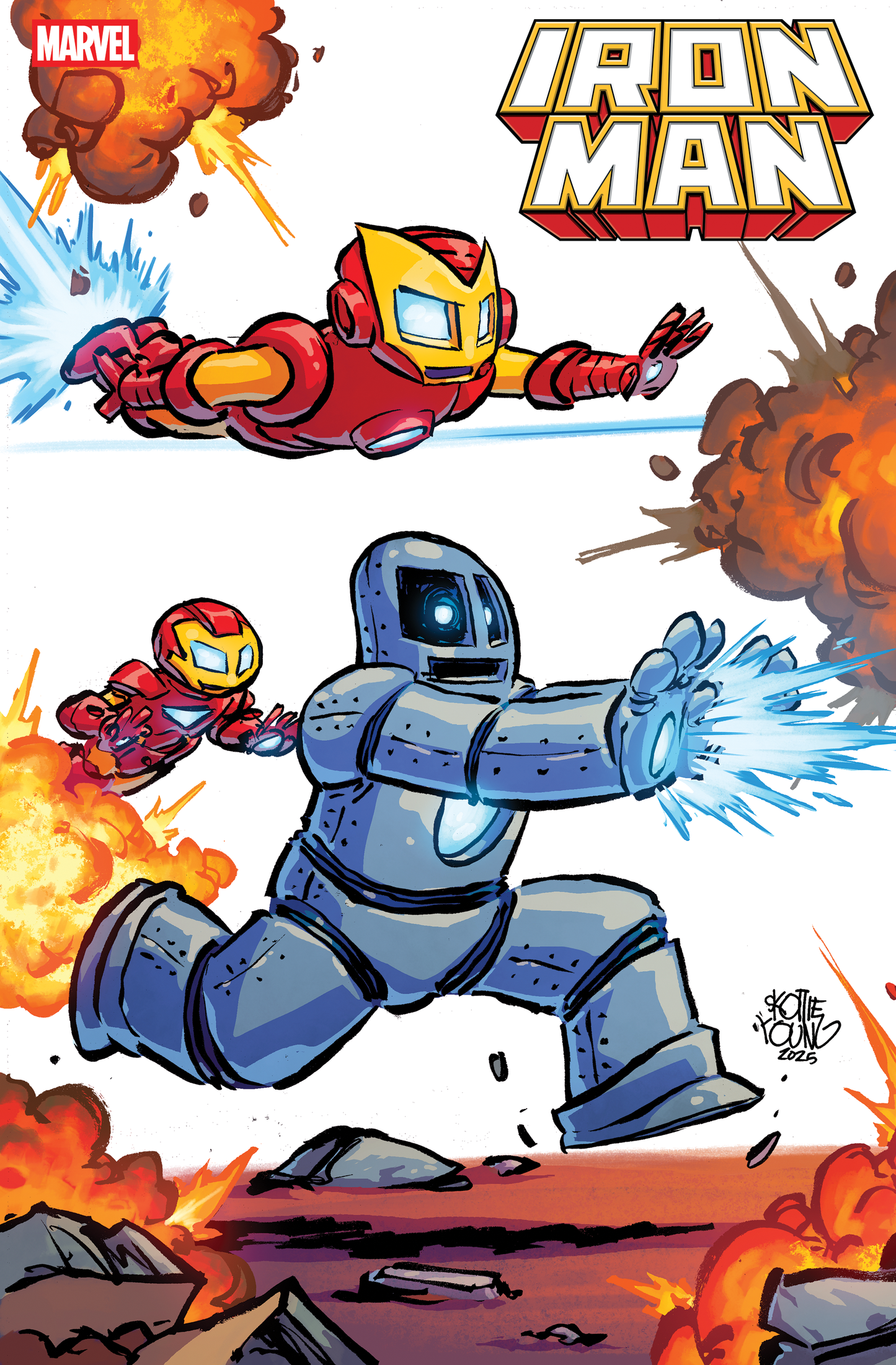 IRON MAN #1 SKOTTIE YOUNG 4-PART CONNECTING VARIANT (1/28/2026)