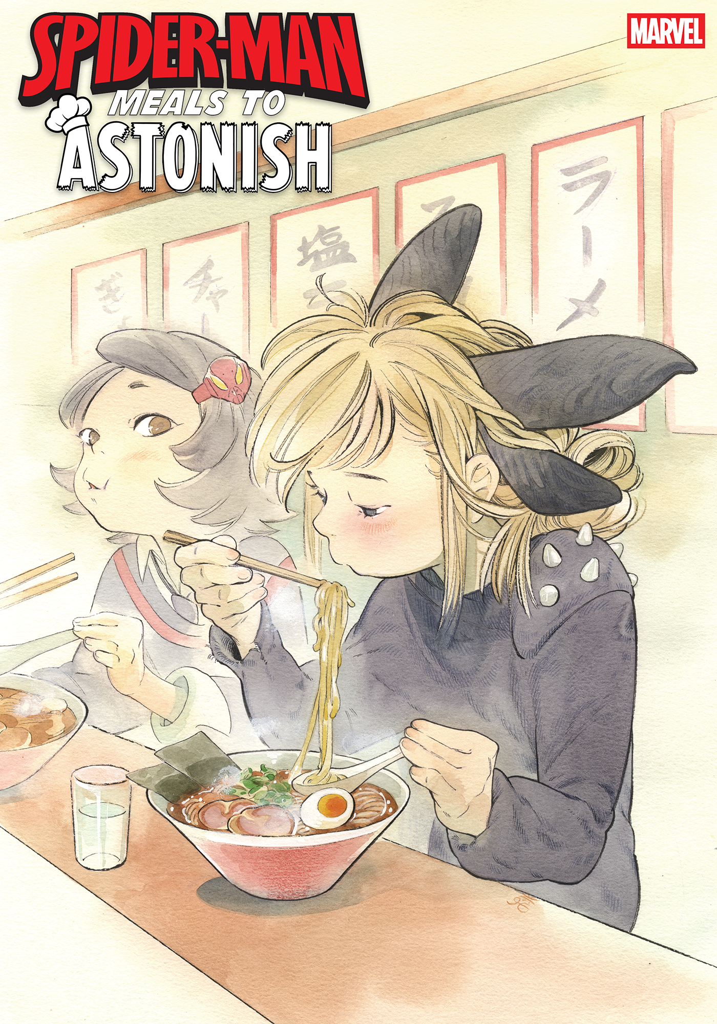 SPIDER-MAN: MEALS TO ASTONISH #1 PEACH MOMOKO VARIANT (3/11/2026)