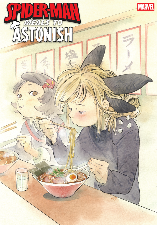 SPIDER-MAN: MEALS TO ASTONISH #1 PEACH MOMOKO VARIANT (3/11/2026)