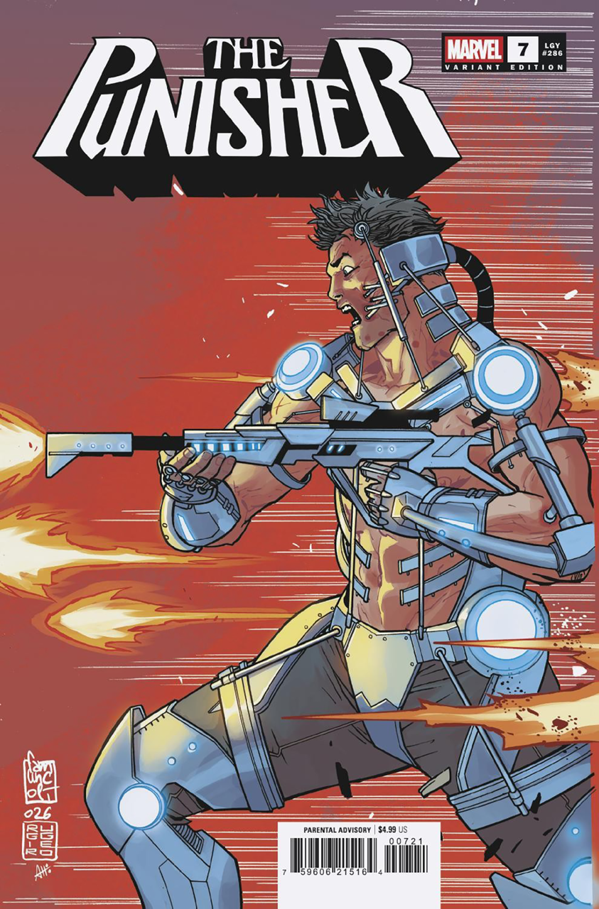 PUNISHER #7 GIUSEPPE CAMUNCOLI 2-PART CONNECTING VARIANT (8/12/2026)