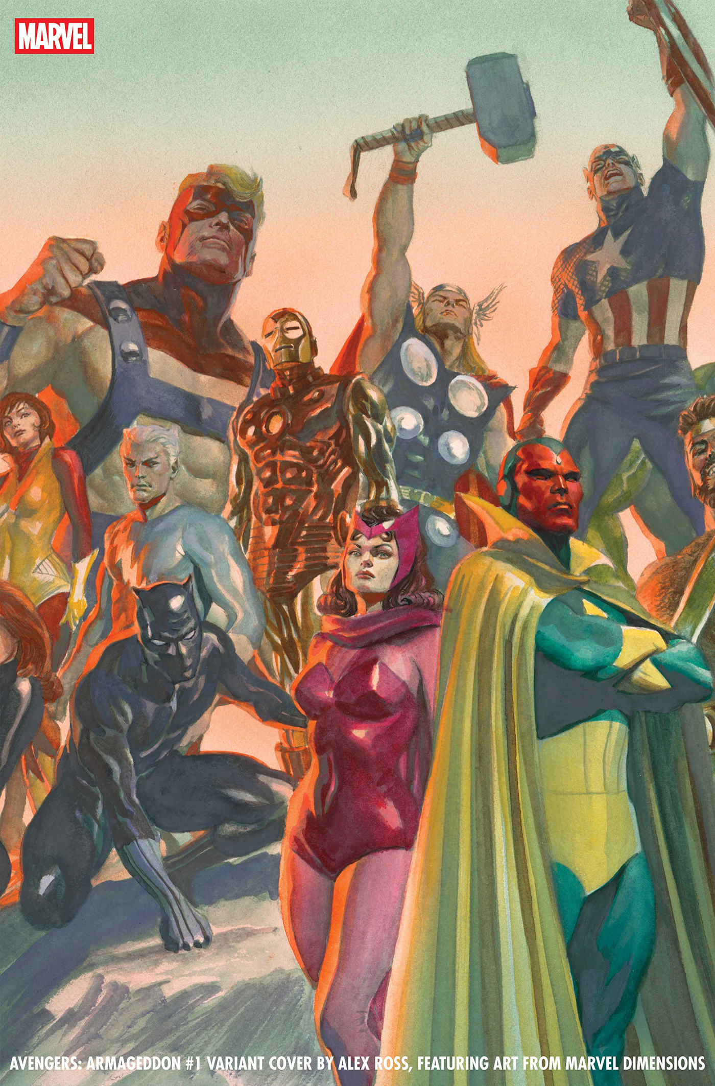 AVENGERS: ARMAGEDDON #1 ALEX ROSS MARVEL DIMENSIONS VARIANT (6/10/2026)