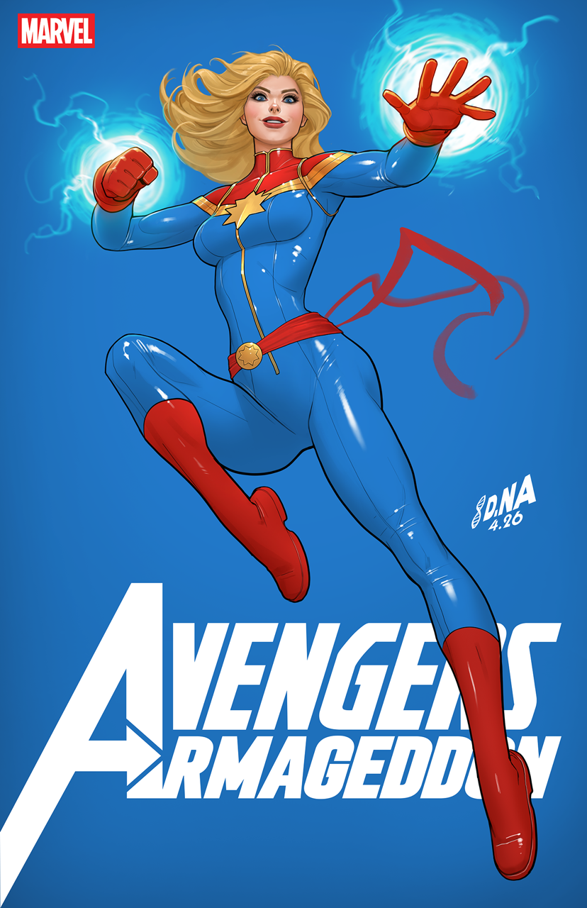AVENGERS: ARMAGEDDON #2 DAVID NAKAYAMA COLOR BLOCK BLUE VARIANT (7/15/2026)