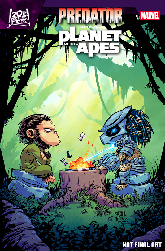 PREDATOR VS. THE PLANET OF THE APES #1 SKOTTIE YOUNG VARIANT (7/29/2026)