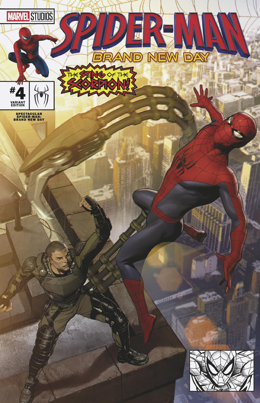 SPECTACULAR SPIDER-MAN: BRAND NEW DAY #4 JORGE MOLINA SPIDER-MAN: BRAND NEW DAY MARVEL STUDIOS VARIANT (8/19/2026)