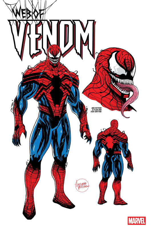 WEB OF VENOM #1 LUCIANO VECCHIO DESIGN VARIANT[1:10] (4/8/2026)