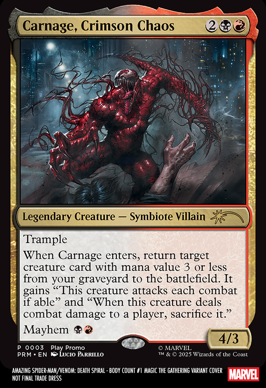 AMAZING SPIDER-MAN/VENOM: DEATH SPIRAL - BODY COUNT #1 LUCIO PARRILLO MAGIC: THE GATHERING VARIANT (5/13/2026)