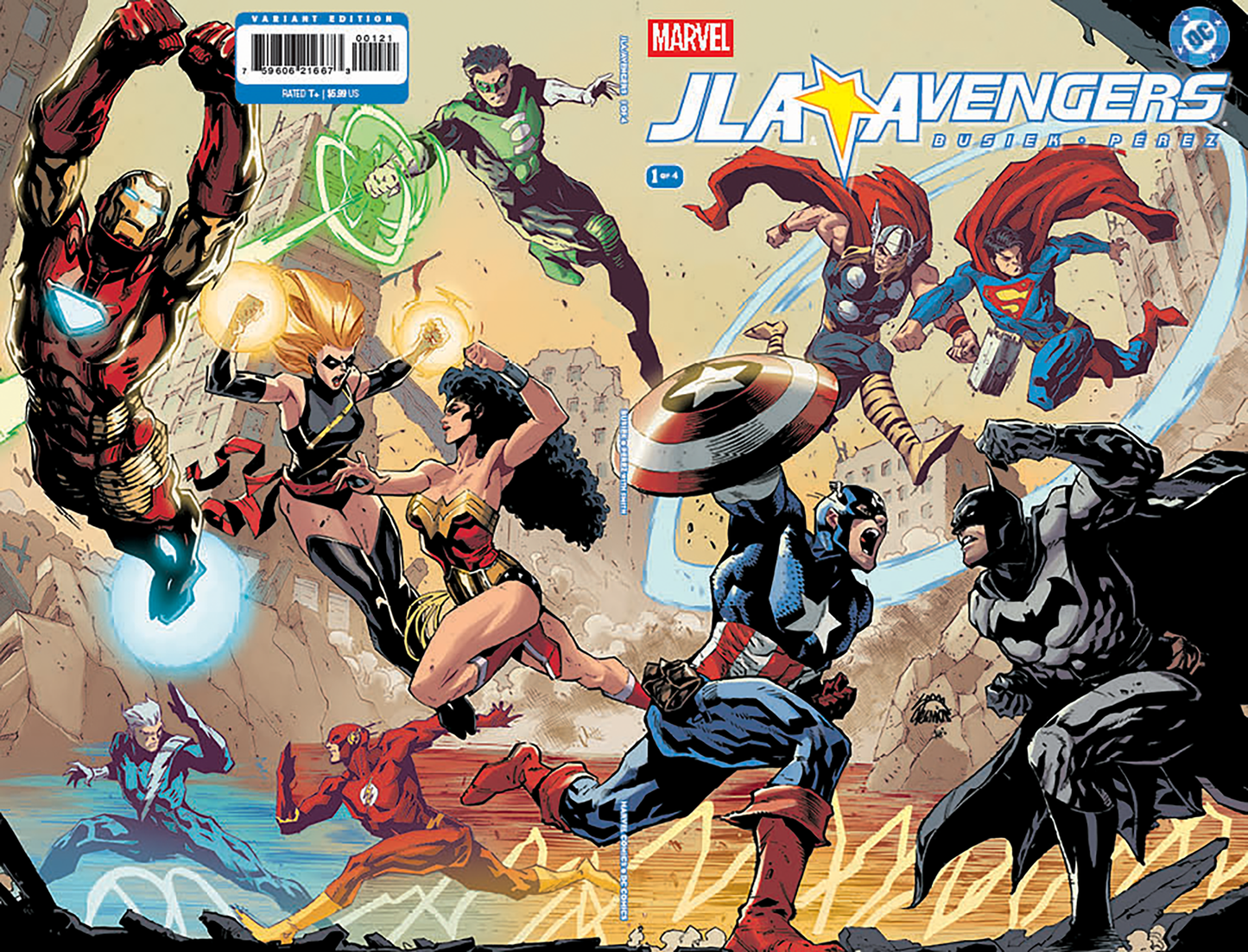 JLA/AVENGERS #1 FACSIMILE EDITION RYAN STEGMAN WRAPAROUND VARIANT (5/27/2026)