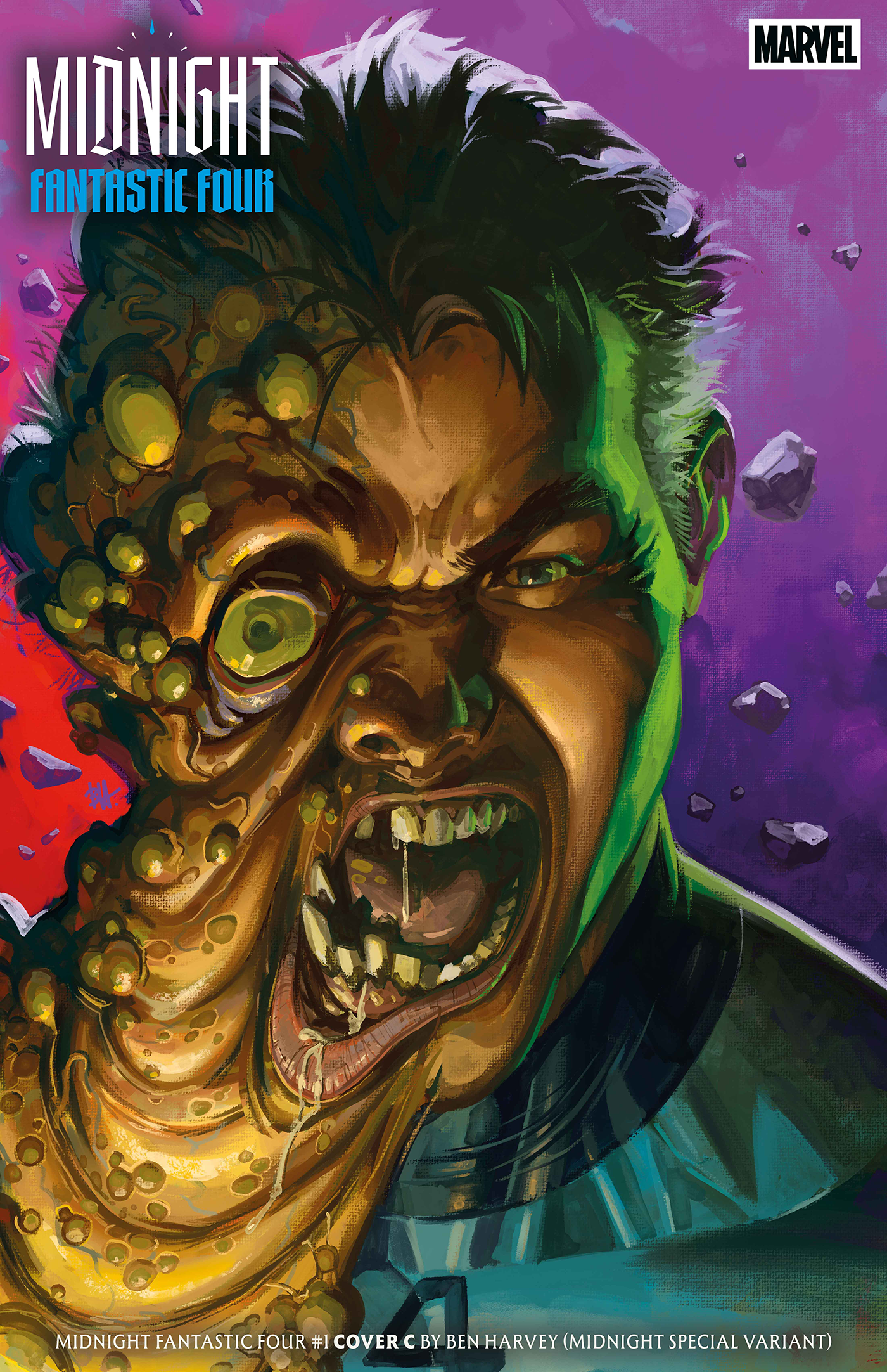 MIDNIGHT FANTASTIC FOUR #1 COVER C BEN HARVEY MIDNIGHT SPECIAL VARIANT (10/7/2026)