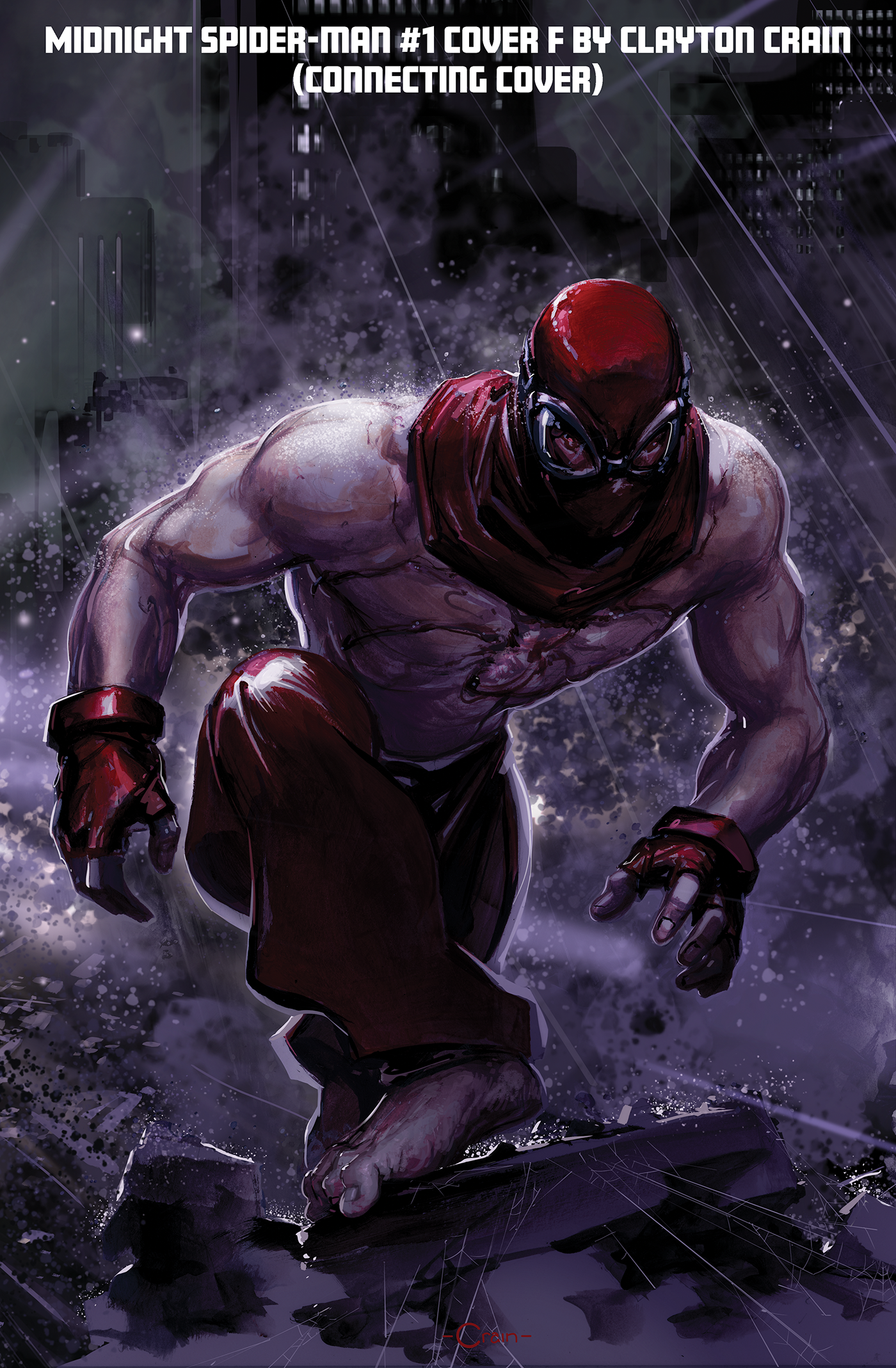 MIDNIGHT SPIDER-MAN #1 COVER F CLAYTON CRAIN 3-PART CONNECTING VARIANT (10/7/2026)