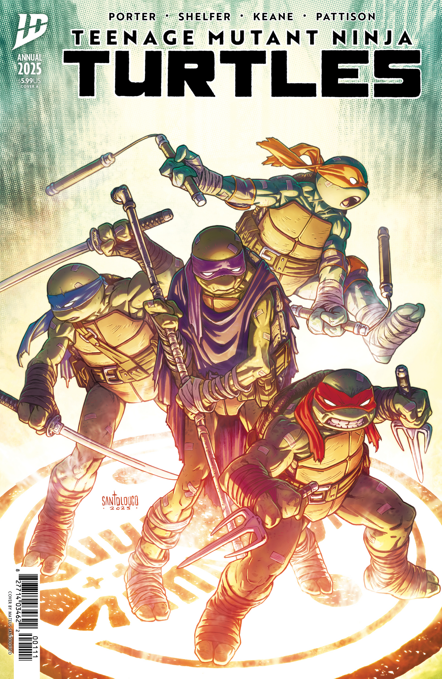 Teenage Mutant Ninja Turtles: Annual 2025 Cover A (Santolouco) (10/29/2025)