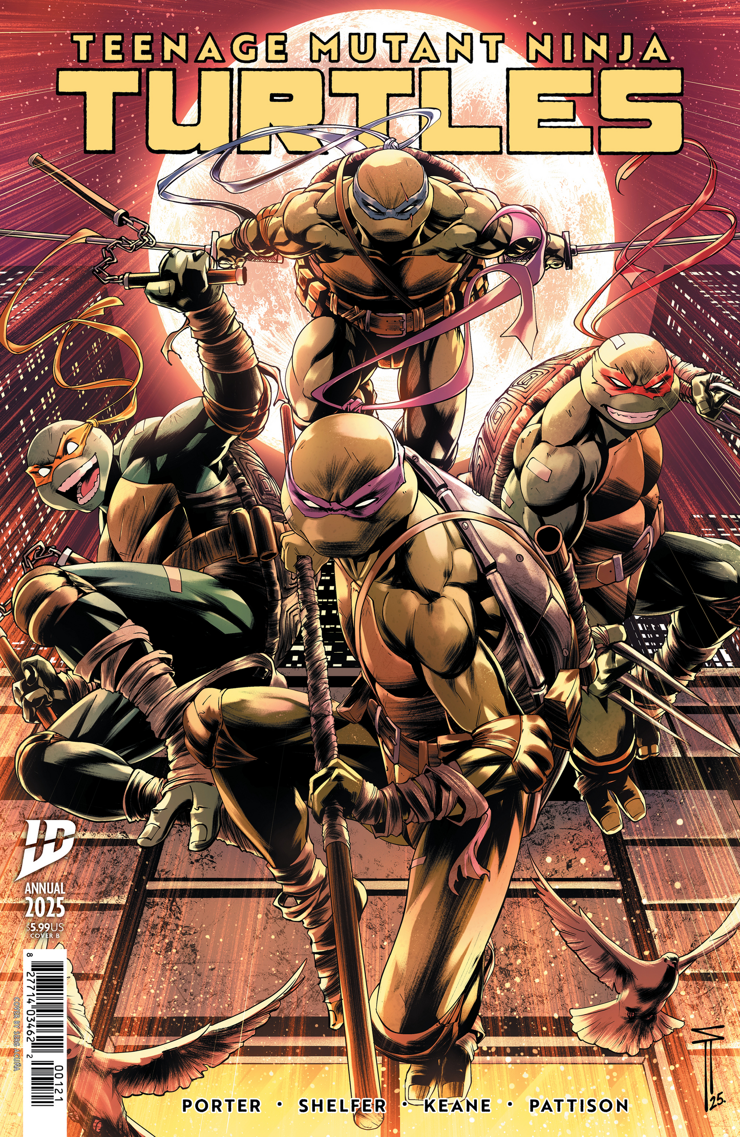 Teenage Mutant Ninja Turtles: Annual 2025 Variant B (Acuña) (10/29/2025)