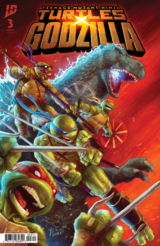 Teenage Mutant Ninja Turtles x Godzilla #3 Cover A (Pe) (2/4/2026)