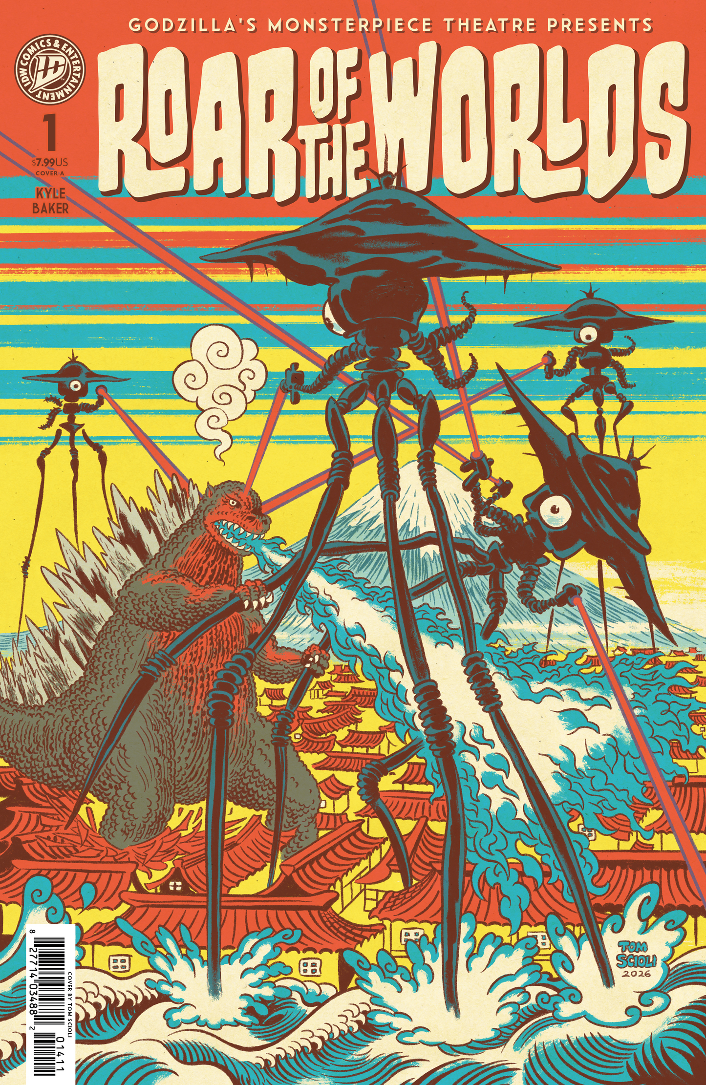 Godzilla's Monsterpiece Theatre Presents: Roar of the Worlds Cover A (Scioli) (8/12/2026)