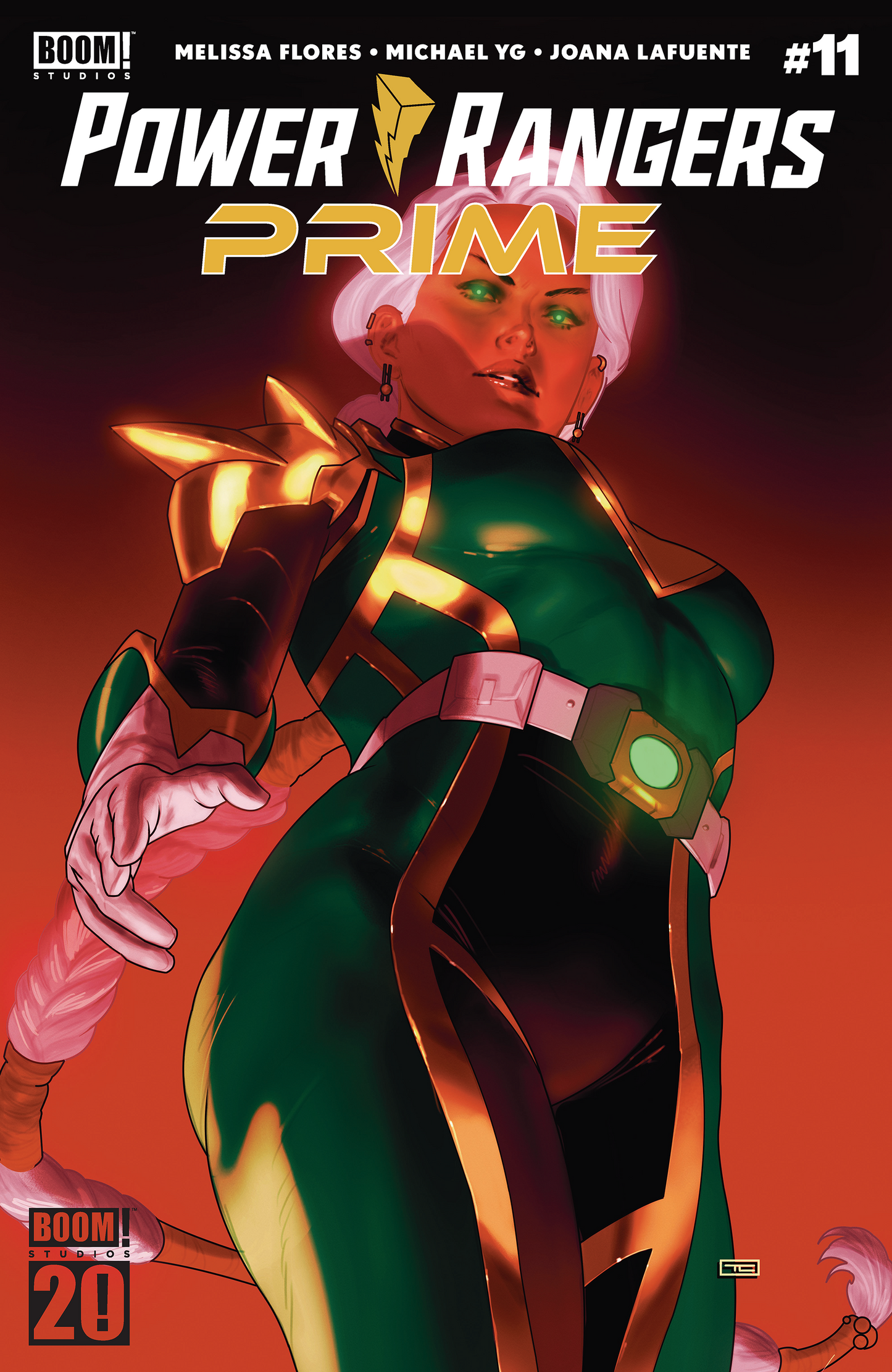 Power Rangers Prime #11 C BOOM 20th Anniversary Variant (Dressed, Clarke) (10/15/2025)