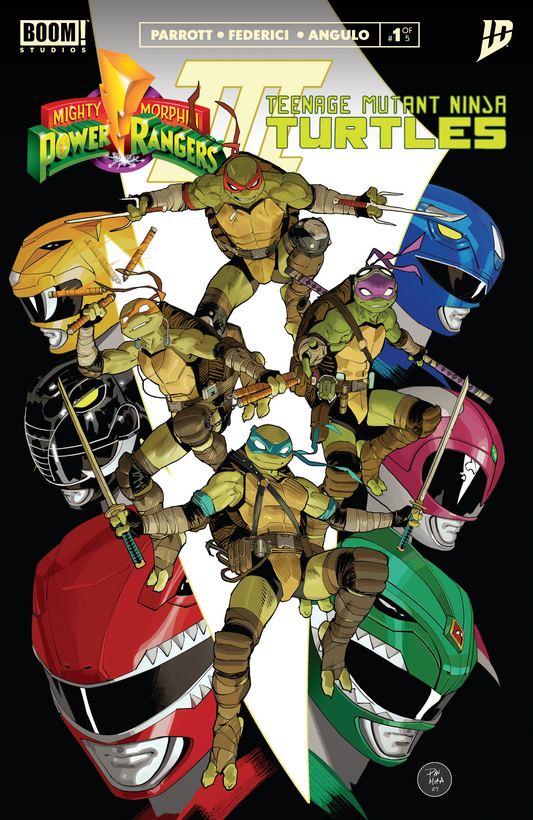 Mighty Morphin Power Rangers/ Teenage Mutant Ninja Turtles III #1 B Variant (Dressed, Mora) (8/13/2025)