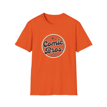 Comic Bros. Unisex Softstyle T-Shirt | Orange