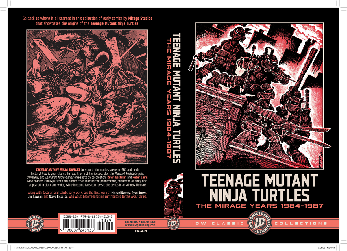 Teenage Mutant Ninja Turtles: The Mirage Years 1984-1987--IDW Classic Collections (9/22/2026)