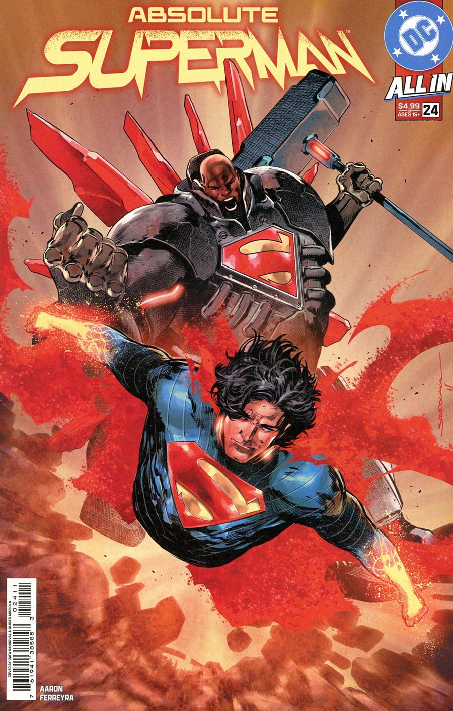 Absolute Superman #24 Cover A by Rafa Sandoval