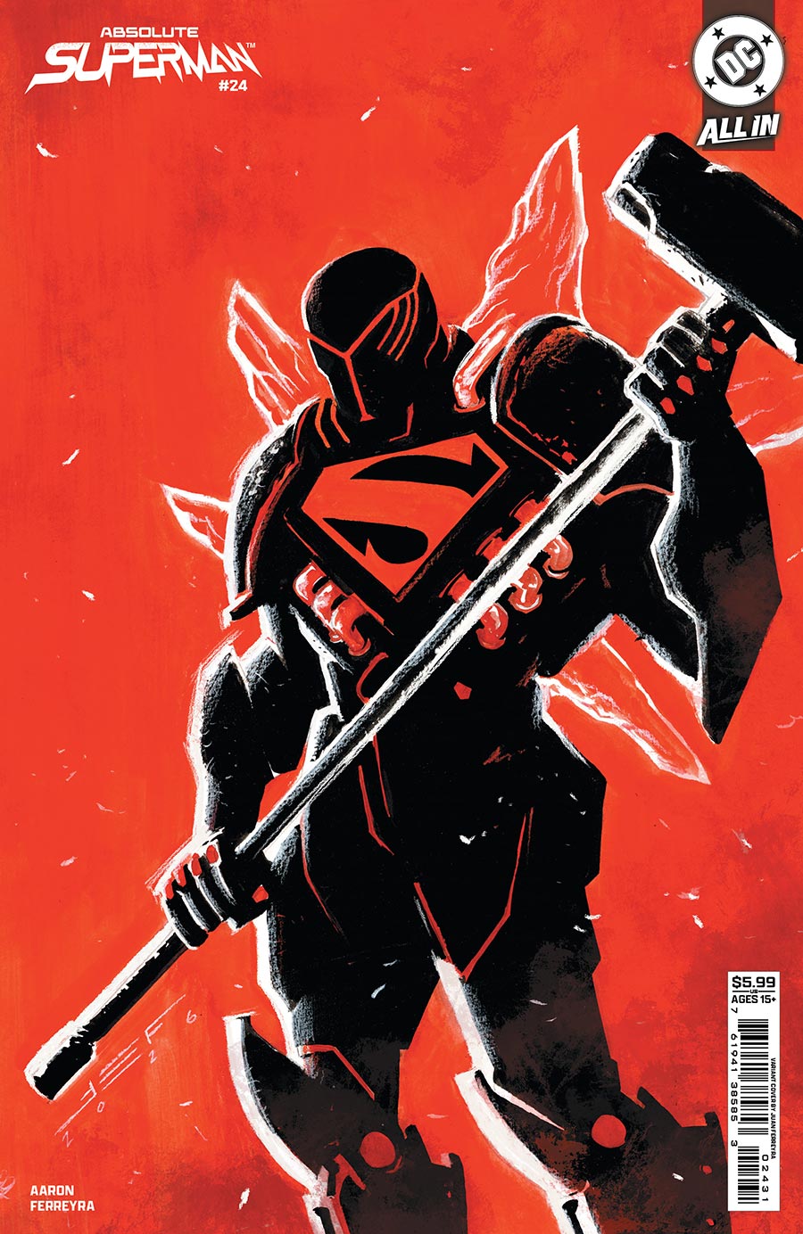 Absolute Superman #24 Cover C by Juan Ferreyra