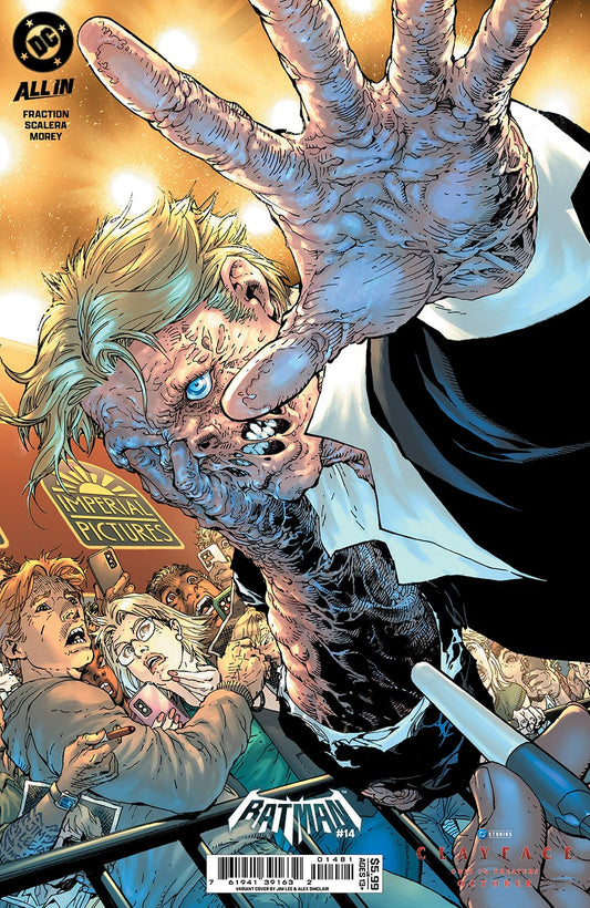 Batman #14 Cover G Jim Lee Clayface Movie Card Stock Variant