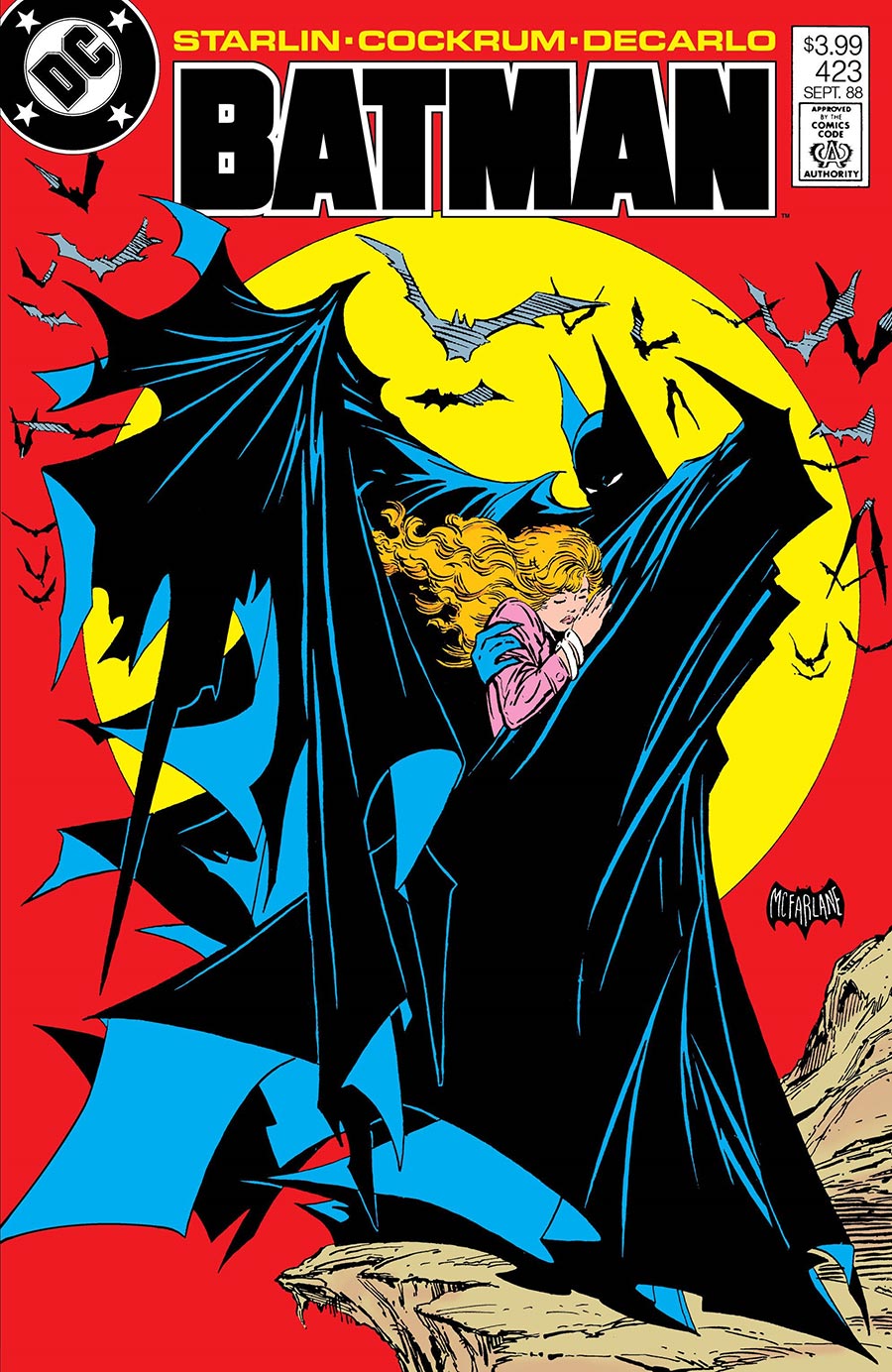 Batman #423 Facsimile Edition Cover C Todd McFarlane Foil Variant