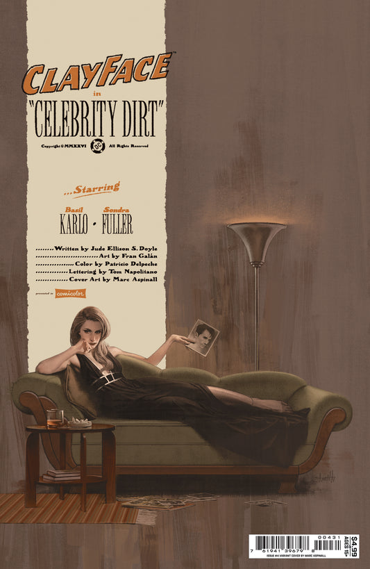 CLAYFACE CELEBRITY DIRT #4 (OF 6) CVR C MARC ASPINALL CARD STOCK VAR (10/14/2026)